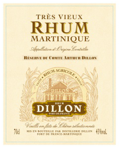 Étiquette très vieux rhum