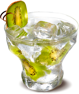 Cocktail Rhum Ti' Kiwi