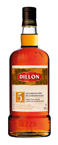 rhum vieux de dégustation compte d'age 5 ans