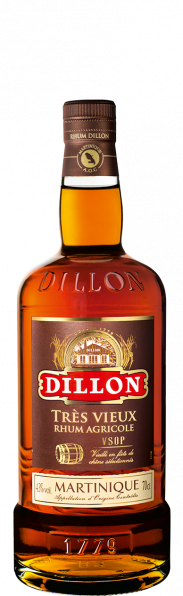 Très vieux rhum Dillon - Rhums martiniquais agricoles